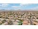Aerial view of neighborhood with houses, pools, and distant mountains at 26645 N 42Nd St, Cave Creek, AZ 85331