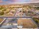 High-angle view of house, driveway, and surrounding landscape at 2911 W Latona Rd # 1, Laveen, AZ 85339