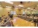 Dedicated spin room with multiple Schwinn bikes at 42493 W Candyland Pl, Maricopa, AZ 85138