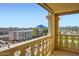 Balcony view overlooking city and mountain landscape at 7970 E Camelback Rd # 603, Scottsdale, AZ 85251