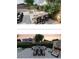 Backyard oasis with outdoor kitchen and seating area at 12058 N Loma Linda St, Surprise, AZ 85388