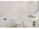 Small bathroom with pedestal sink and patterned tile at 12058 N Loma Linda St, Surprise, AZ 85388