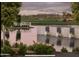 Serene water feature with cascading waterfalls at 12058 N Loma Linda St, Surprise, AZ 85388