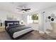 Spacious bedroom with carpeted floor and ceiling fan at 1243 N Terripin --, Mesa, AZ 85207