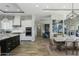 Modern kitchen with a large island and stainless steel appliances at 14821 E Chandler Heights Rd, Chandler, AZ 85249