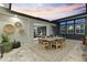 Outdoor patio with dining furniture at 14821 E Chandler Heights Rd, Chandler, AZ 85249