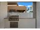 Built-in outdoor grill with granite countertop at 14866 W Windsor Ave, Goodyear, AZ 85395