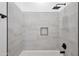 Clean bathroom with a shower/tub combo and modern tile at 14866 W Windsor Ave, Goodyear, AZ 85395
