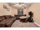 Relaxing living room with comfortable seating at 15244 W Alexandria Way, Surprise, AZ 85379