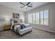 Spacious bedroom with a comfortable bed, large windows, and neutral color palette at 17421 E Via Del Oro --, Fountain Hills, AZ 85268