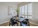 Bright dining area with modern table and chairs at 17421 E Via Del Oro --, Fountain Hills, AZ 85268