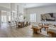 Spacious dining area with hardwood floors and large windows at 17421 E Via Del Oro --, Fountain Hills, AZ 85268