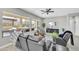 Living room with comfy seating, large windows, and a TV at 17531 W Liberty Ln, Goodyear, AZ 85338