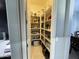 Well-organized pantry with ample shelving for storage at 17531 W Liberty Ln, Goodyear, AZ 85338