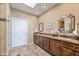 Spacious bathroom with double vanity and large mirror at 27608 N Montana Dr, Rio Verde, AZ 85263