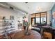 Living room with hardwood floors, open layout, and a view into the bedroom, creating a modern atmosphere at 310 S 4Th St # 908, Phoenix, AZ 85004
