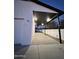 Covered patio area adjacent to garage at 3312 E Flower St, Phoenix, AZ 85018