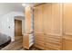 Pull-out shelving and ample storage in this kitchen at 3312 E Flower St, Phoenix, AZ 85018