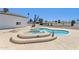 Inviting pool and spa with a large patio area at 3312 E Flower St, Phoenix, AZ 85018