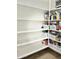 Well-organized pantry with ample shelving for storage at 3957 E Expedition Way, Phoenix, AZ 85050