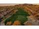 Aerial view of golf course and neighborhood homes at 41007 N Harbour Town Way, Anthem, AZ 85086