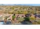 Aerial view showcasing a single-Gathering home in a residential community at 41007 N Harbour Town Way, Anthem, AZ 85086