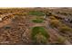 Aerial view of homes and golf course landscape at 41007 N Harbour Town Way, Anthem, AZ 85086