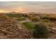 Stunning aerial view of the golf course and neighborhood at 41007 N Harbour Town Way, Anthem, AZ 85086