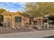 Single story home with attractive landscaping and a two-car garage at 41007 N Harbour Town Way, Anthem, AZ 85086