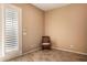 Bright home office with tile floors and French doors at 41007 N Harbour Town Way, Anthem, AZ 85086