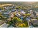Aerial view of home and neighborhood; ideal location shown at 4516 E Madre Del Oro Dr, Cave Creek, AZ 85331