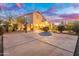Spacious backyard with basketball court and a view of the house at 4516 E Madre Del Oro Dr, Cave Creek, AZ 85331