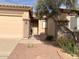 Home with desert landscaping in front and a well-maintained front yard, creating a welcoming curb appeal at 8014 E Plata Ave, Mesa, AZ 85212