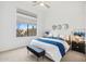 Modern bedroom with a king-size bed and plenty of natural light at 8040 E Laurel St, Mesa, AZ 85207