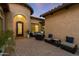 Inviting courtyard with seating area, perfect for relaxing at 8040 E Laurel St, Mesa, AZ 85207