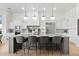 Contemporary kitchen featuring a large island and stainless steel appliances at 8040 E Laurel St, Mesa, AZ 85207