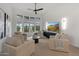Spacious sitting area with large windows and comfortable seating at 8040 E Laurel St, Mesa, AZ 85207