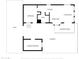 One-story home floor plan featuring a bedroom, bath, kitchen, living room and carport at 880 Motherlode Dr # 1099, Apache Junction, AZ 85119