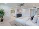 Main bedroom features a king-size bed and access to the en-suite bath at 9254 N 82Nd St, Scottsdale, AZ 85258