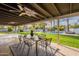 Outdoor patio with seating area and view of pool at 9254 N 82Nd St, Scottsdale, AZ 85258