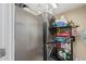 Convenient laundry room with washer, dryer, and extra storage at 11260 N 92Nd St # 1102, Scottsdale, AZ 85260