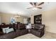 Living room with comfortable seating and built-in shelving at 11260 N 92Nd St # 1102, Scottsdale, AZ 85260