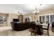 Spacious living room with comfortable seating and a fireplace at 11260 N 92Nd St # 1102, Scottsdale, AZ 85260