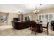 Spacious living room with comfortable seating and a fireplace at 11260 N 92Nd St # 1102, Scottsdale, AZ 85260