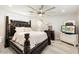 Spacious bedroom with a king-size bed and ample closet space at 13613 N 76Th St, Scottsdale, AZ 85260