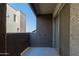 Private balcony with sliding glass door access at 1645 W Baseline Rd # 2041, Mesa, AZ 85202