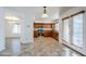 Kitchen with stainless steel appliances and granite countertops at 16649 W Polk St, Goodyear, AZ 85338