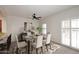 Dining area with glass table and chairs, near kitchen at 16800 E El Lago Blvd # 1028, Fountain Hills, AZ 85268