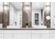 Spa-like bathroom with double vanities and modern finishes at 1710 W Glacier Way, Chandler, AZ 85248