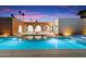Large pool and spa with adjacent patio and brick walls at 3807 N 55Th Pl, Phoenix, AZ 85018